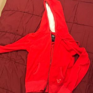 Fleece zip up jacket